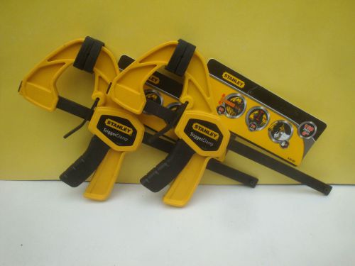 PAIR OF 150MM 6&#034; FAST ACTION STANLEY TRIGGER CLAMPS 0 83 002