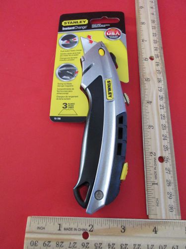 Stanley metal cutting blade box cutter utility knife with 3 blades nice &amp; new!! for sale