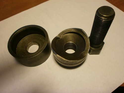 1 1/2&#034; CONDUIT  Greenlee Knockout Punch Die Set With Bolt SHIPPING