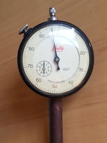 Vintage Baty Test Dial Clock .001&#034; Gauge Indicator