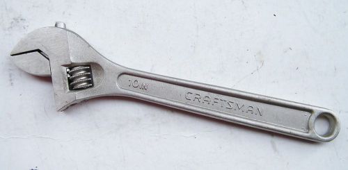 Craftsman usa 10&#034; adjustable wrench  likenew for sale