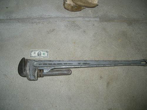 Ridgid  #848pipe wrench 48&#034; aluminum for sale