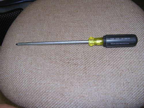 New t&amp;b thomas and betts terminal block screwdriver 18-bk38 extra long free ship for sale