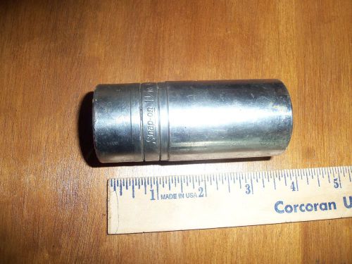 Snap on socket 1-1/16 inch 27 mm 3/4 &#034; drive 6 point #ls-342 deep chrome lsm 272 for sale