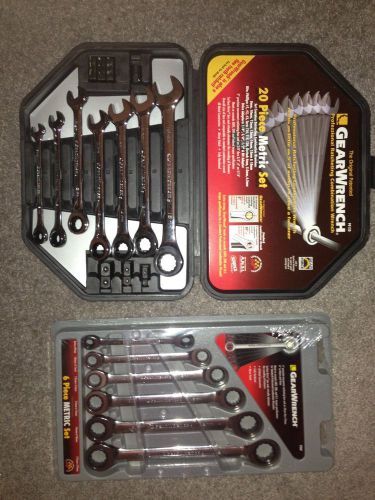 Gearwrench metric ratcheting wrench sets gw 99120  9260 for sale