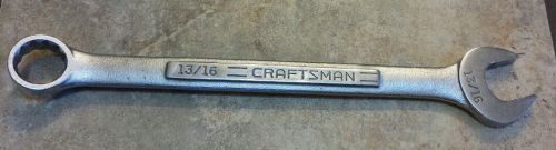 Craftsman Combination Wrench 13/16 Made in USA vv-44702