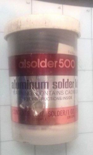 Alsolder 500 aluminum solder kit 1oz for sale