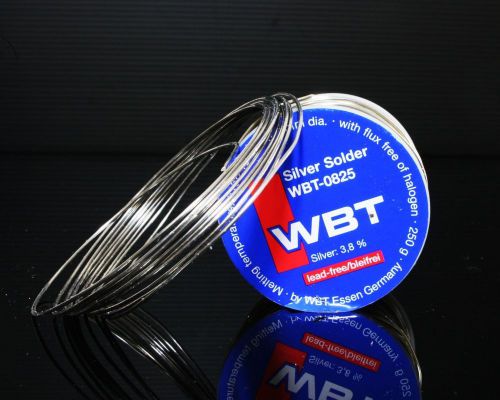 WBT -0825 10ft /0.8mm 3.8%Ag silver Solder FREE SHIPPING TO WORLDWIDE