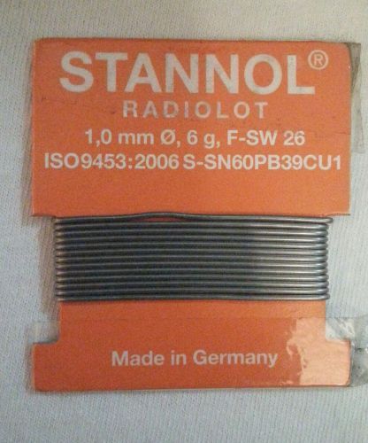 STANNOL RADIOLOT Solder . Made in Germany