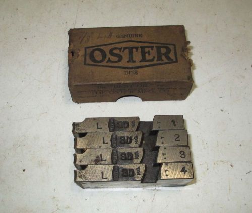 New oster 3d  bolt die set 7/8 x 9  nc - left hand thread for sale