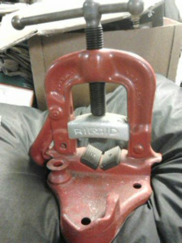 New rigid #23 yoke industrial hd pipe clamp vice 1/8--3&#034;,c356,e682,warranty,red for sale