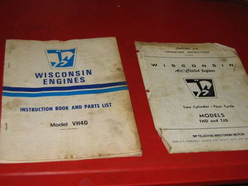 wisconsin engine operation and parts  manual