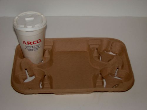 Chinet 4 Cup Beverage Carrier Tray 20969 250 ct