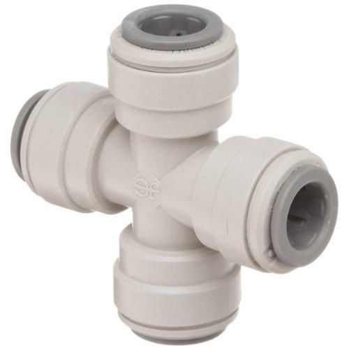 John guest acetal copolymer tube fitting, cross, 3/8&#034; tube od (pack of 10) new for sale