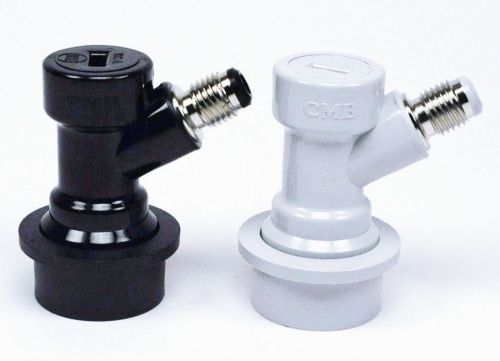 gas/liquid ball lock connectors for corney kegs 1/4&#034;MFL