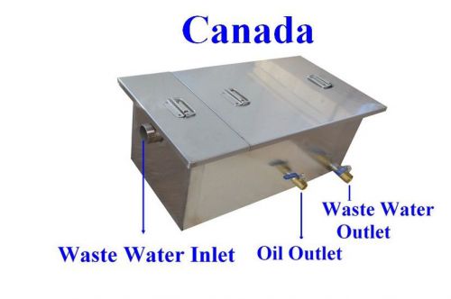 0.5t commercial grease trap kitchen waste filter stainless steel restaurant for sale