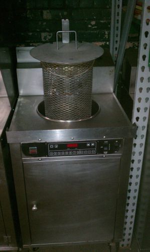 Giles mgf40 electric round kettle automatic chester fryer w/ oil filtration for sale