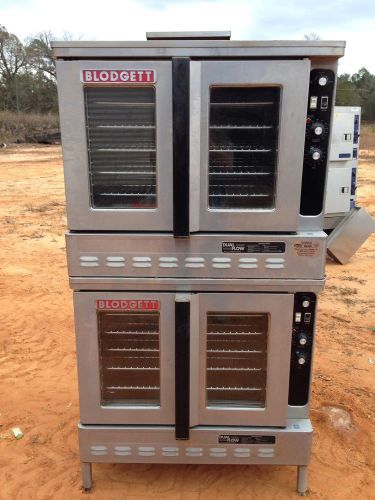 BLODGETT DFG-100 CONVECTION OVEN DOUBLE STACK GAS FULL SIZE CONVECTION  OVEN