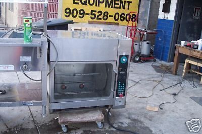 CHICKEN ROTISSERIE COOKER, 220 VOLTS, ONE PHASE, S/STEEL, 900 ITEMS ON E BAY