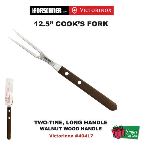 Victorinox Forschner 12.5&#034; Cook&#039;s Fork, Walnut Handle #40417