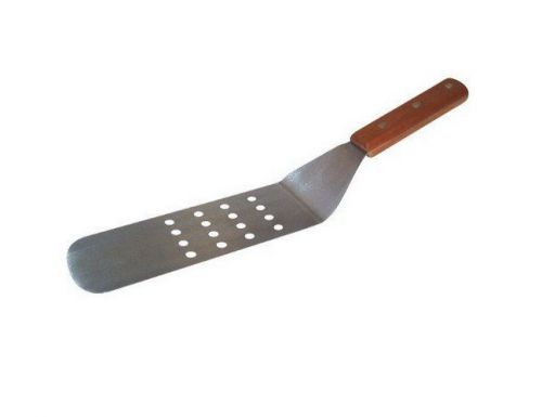 Spatula flexible perf 8x3 ss turner metal utensil new! for sale