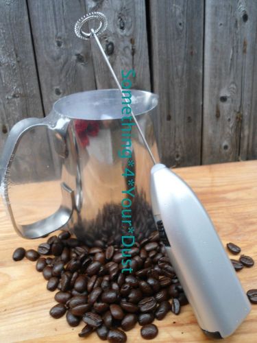 Frothing set milk-frothing jug 17oz pitcher and frother espresso mocha ikea jura for sale