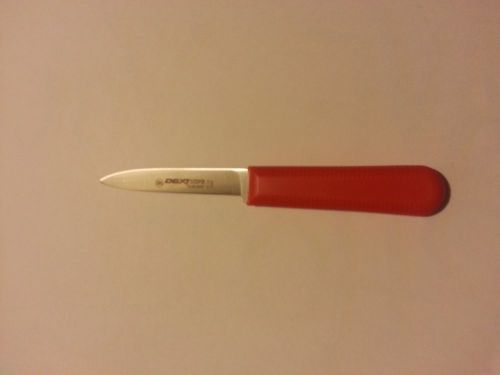 DEXTER &amp; RUSSELL 3-1/4 IN PARING KNIFE S104 SANI-SAFE  RED