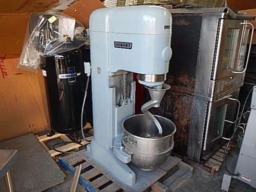 Hobart m-802, 80 quart bakery pizza dough mixer w,  stainless bowl &amp; hook for sale