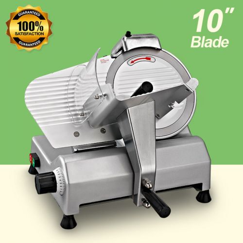 Commercial 10&#034; Blade Electric Meat Slicer Deli Food Cheese slicer Cutter MTSL250