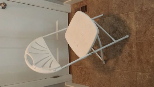 450 White Plastic Fan Back Commercial Folding Chair FREE SHIPPING