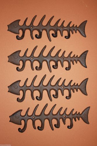 (4)BONE FISH, LARGE, SEAFOOD, RESTAURANT DECOR, FISH BONES, DECOR, BONEFISH