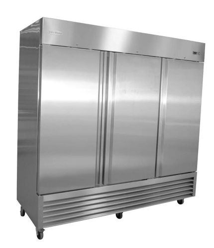 Servware RR-3 three door reach in refrigerator NEW IN BOX