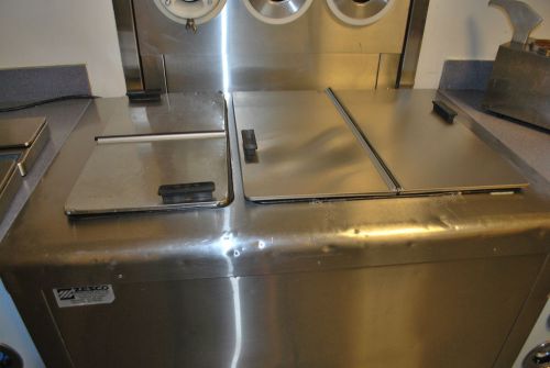 Ice Creme freezer flip top dipping cabinet Nelson mfg