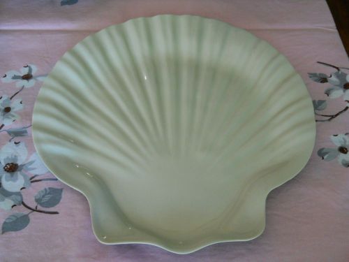 Thunder group sea shell shaped melamine platter perfect for sushi 15&#034;