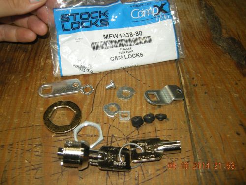 CompX - MFW1038-80 - Circular Keyway Cam Lock, keyed to 27380