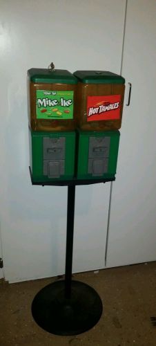 Mike &amp; Ike / Hot Tamale Double Head Candy $.25 Bulk Vending Machine W/ Stand