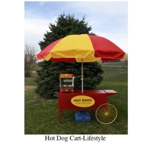 Paragon 3090080 full sized large hot dog cart new for vending business for sale