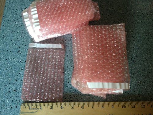 25 NEW ULINE  4X6 INCH ANTI STATIC BUBBLE WRAP BAGS SHIPPING SUPPLIES