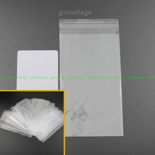 50 lot pcs clear self adhesive seal plastic jewelry retail packing bags 8x14cm for sale