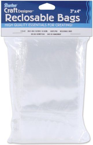 Reclosable Storage Bags 3 Inch X4 Inch -100/Pkg [Jewelry]