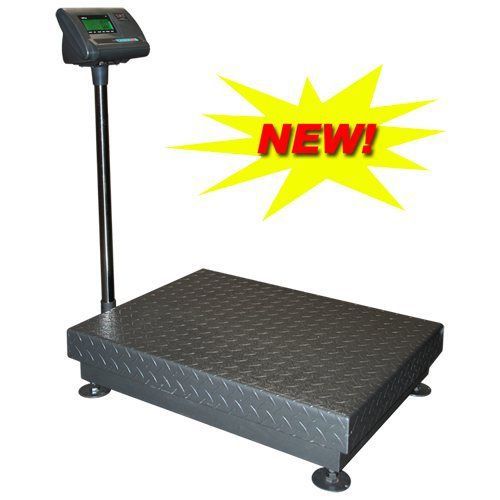 1,000 lb digital shipping scale w/ wheels portable bench floor scale for sale