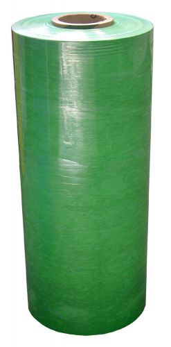 Green tint pallet wrap stretch film 18&#034; x 65ga x 1500&#039; (4 rolls/case) for sale