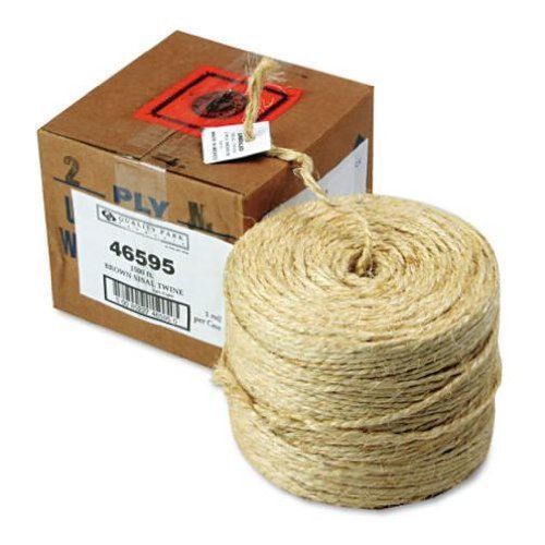 NEW Quality Park 46595 Brown Sisal Two-ply Twine 1500 feet 1 roll case