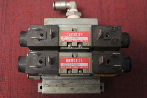 Numatics solenoid valve/manifold 031ss4004  mk3 series 1/8&#034; npt used for sale