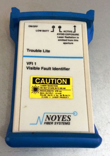NOYES VFI 1 Visible Fault Identifier excellent condition