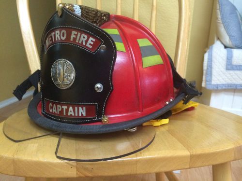 Cairns 1010 red &#034;matte&#034; fire helmet for sale