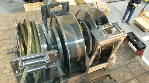 Stainless steel spring driven hose reel for sale