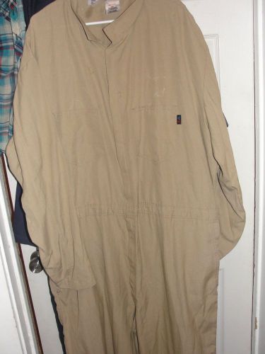 Flame Resistant Coverall Size 60R KHAKI