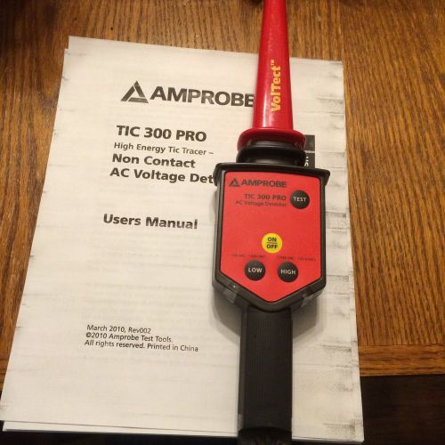 Amprobe tic 300pro ac voltage detector for sale