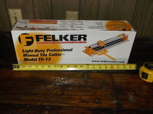 NEW IN BOX - Felker TC-13 Manual Tile Cutter